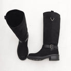 STIVALE BIKER CINTURINO NERO 