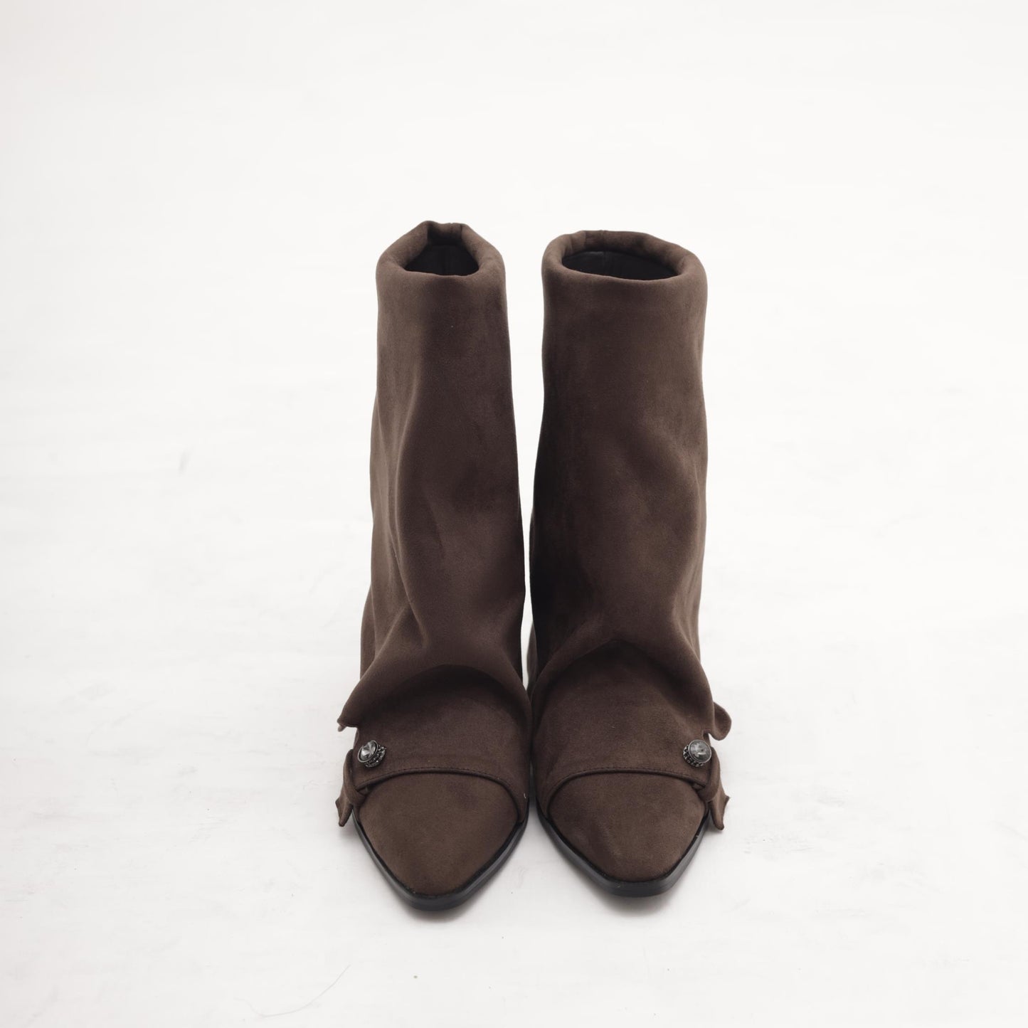 STIVALE TACCO RISVOLTATO TESTA DI MORO MP2738-2PUTM CHOCOLA