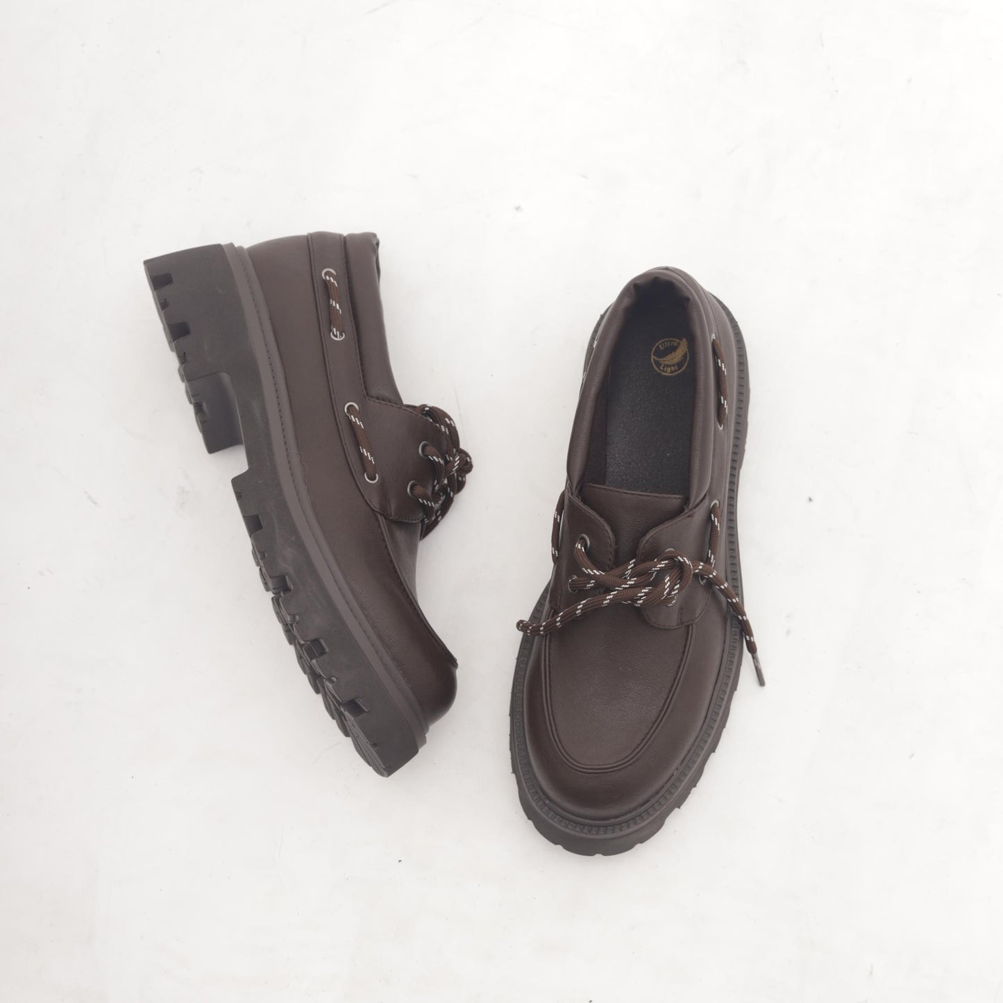 SCARPA STRINGATA VELA TESTA DI MORO MP70027-3PTM CHOCOLA