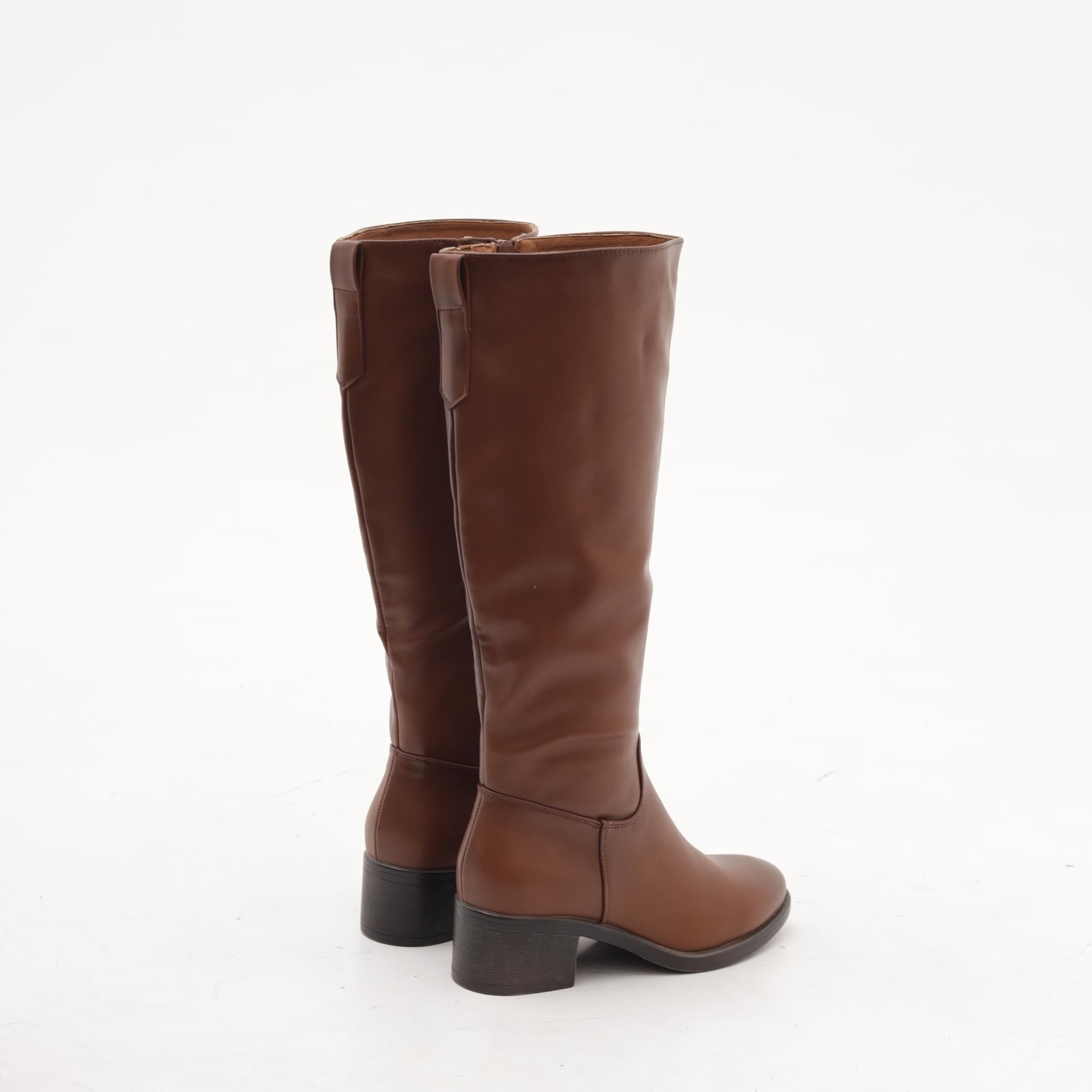 STIVALE ALTO LISCIO CUOIO MP356-2PUCU CHOCOLA