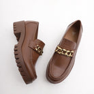 MOCASSINO CATENA MARRONE 