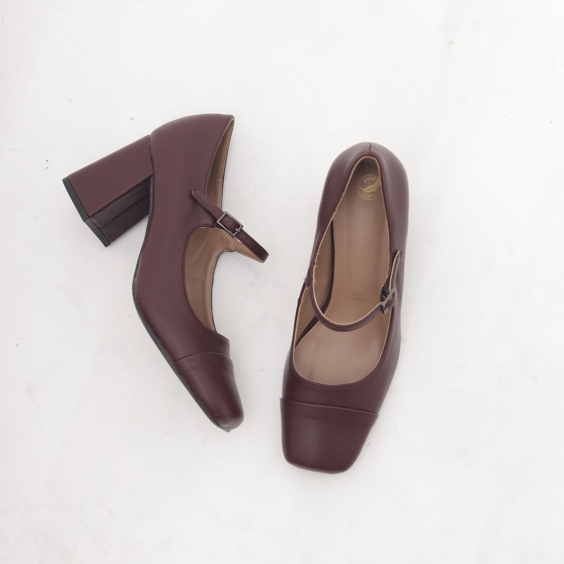 MARY JANE QUADRATA BORDEAUX MP2735-1PUBR CHOCOLA