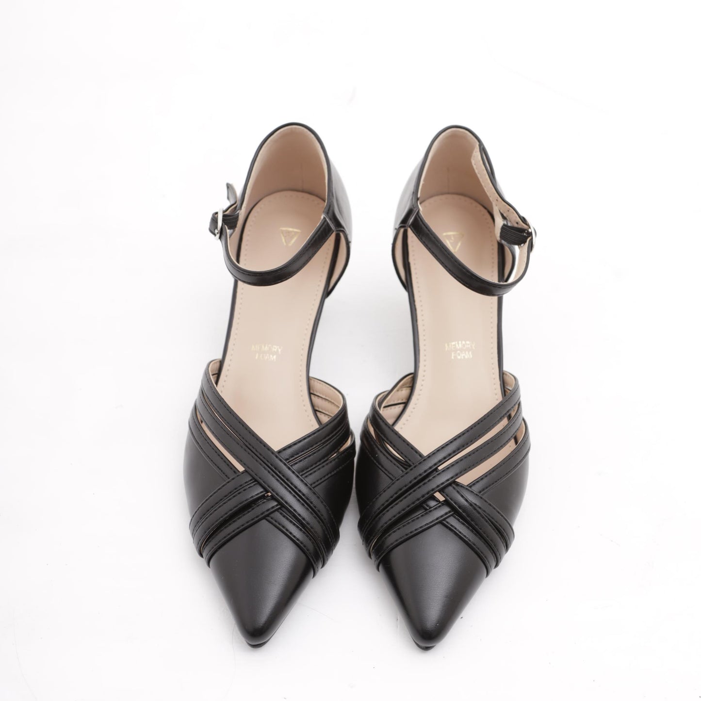 DECOLLETE' D'ORSAY CROSS NERO 