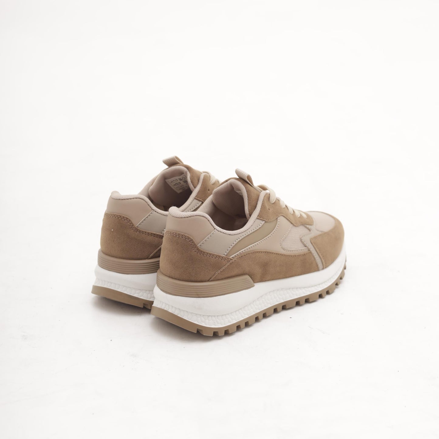 SNEAKERS RUNNING CUOIO 