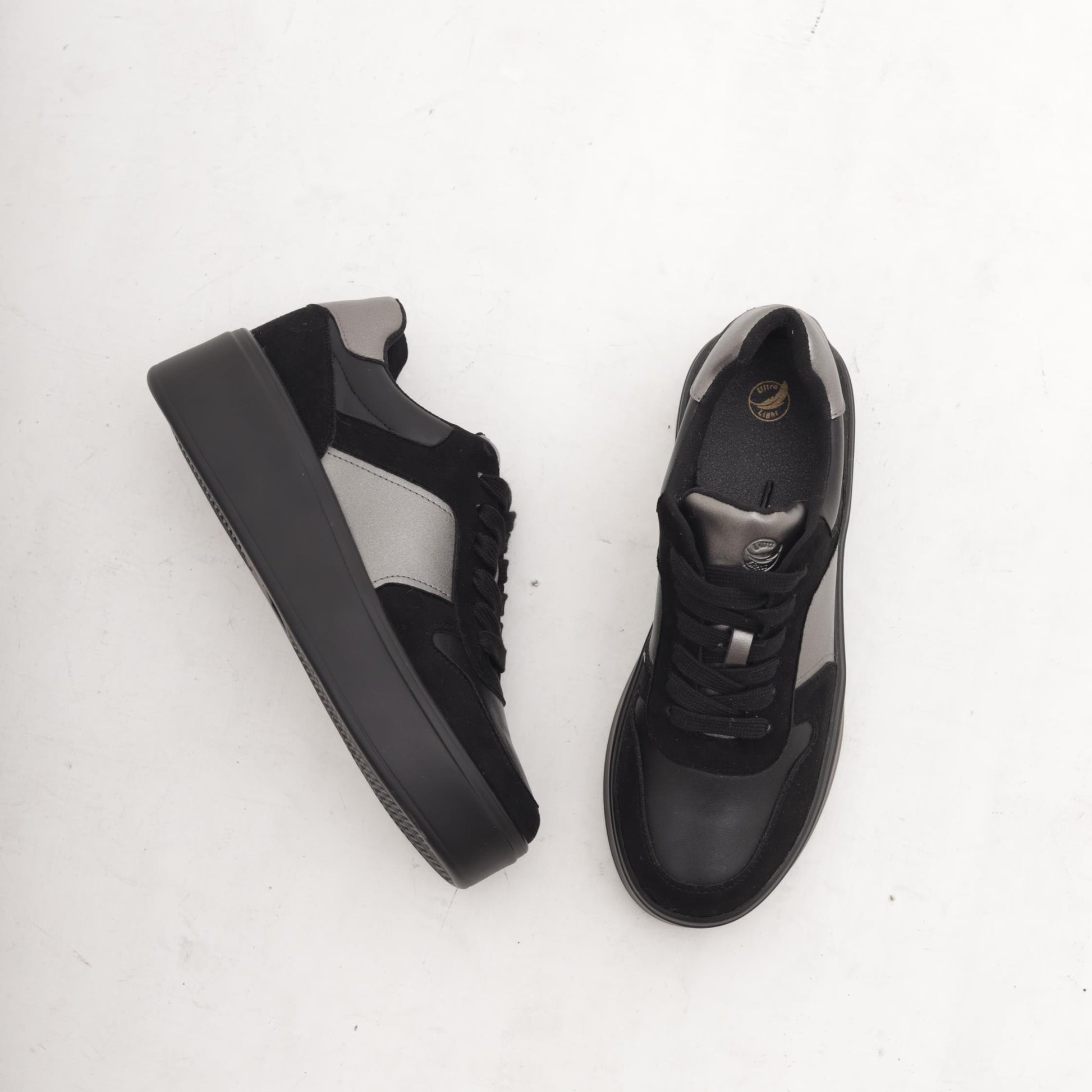 SNEAKERS PLATFORM NERO MP2736-1PUNE CHOCOLA