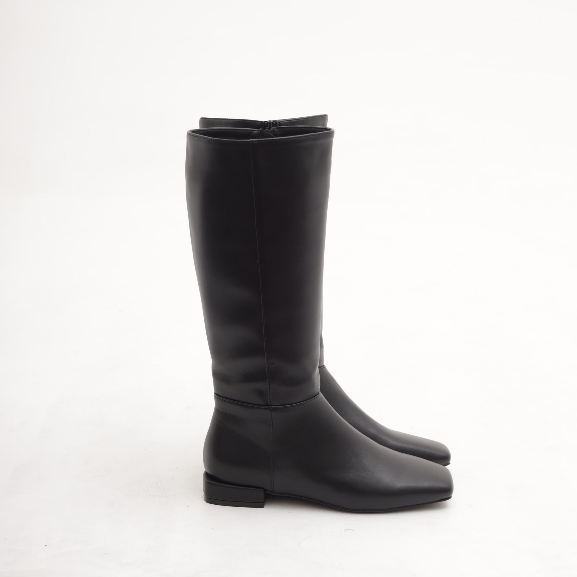 STIVALE FLAT LISCIO NERO 