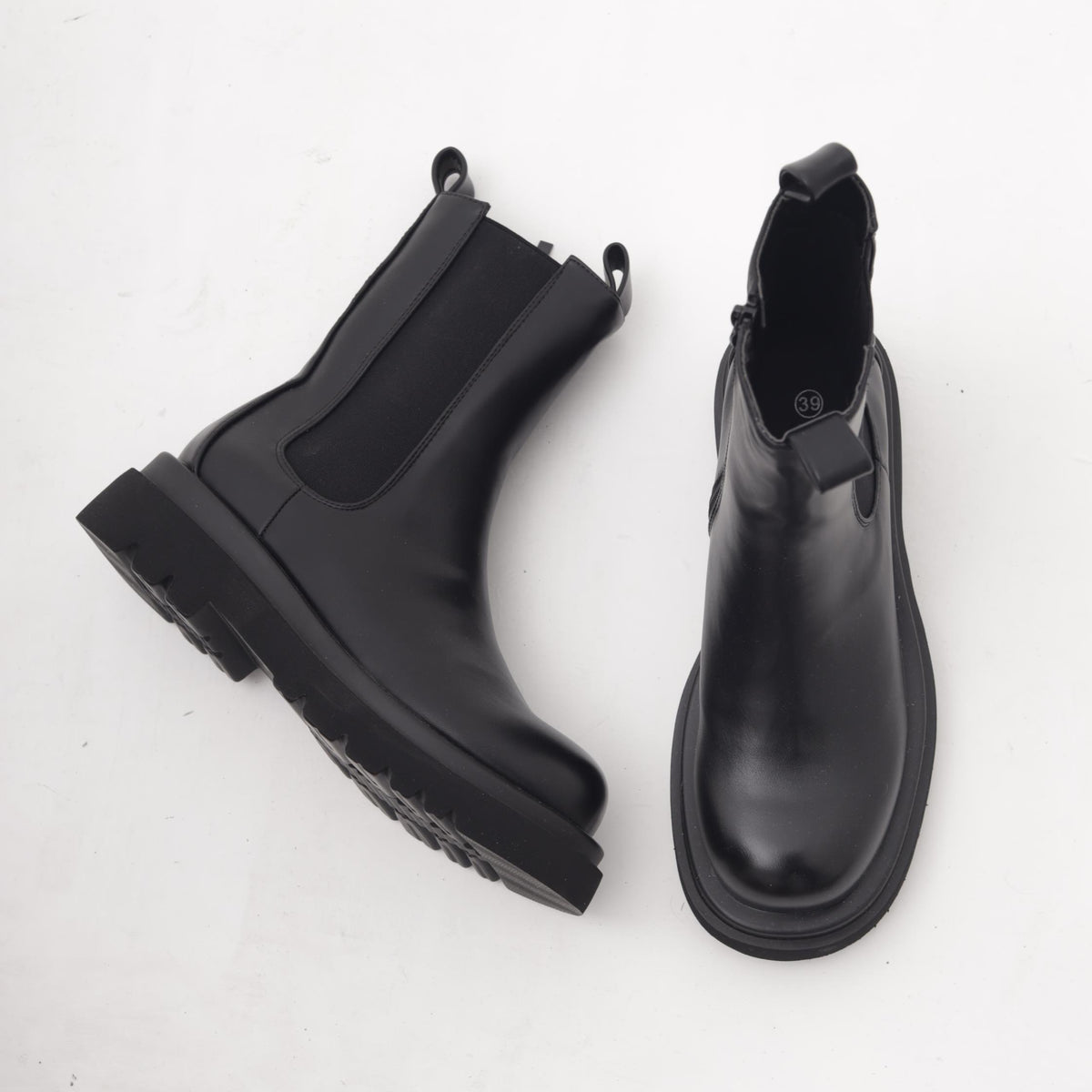 STIVALETTO CHELSEA ZIP NERO 