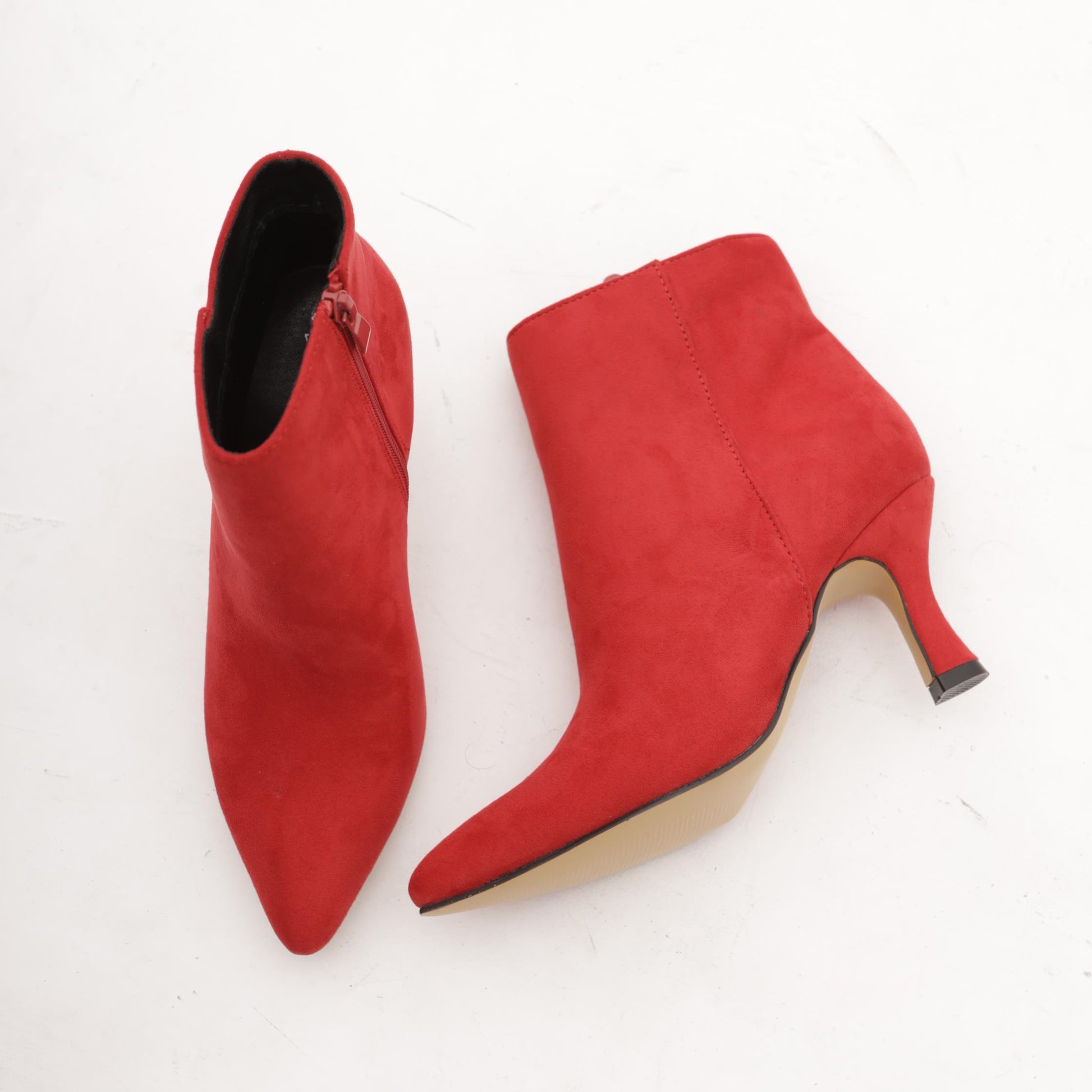 TRONCHETTO BASSO LISCIO ROSSO 