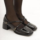 DECOLLETE' BABY INCROCIO NERO 