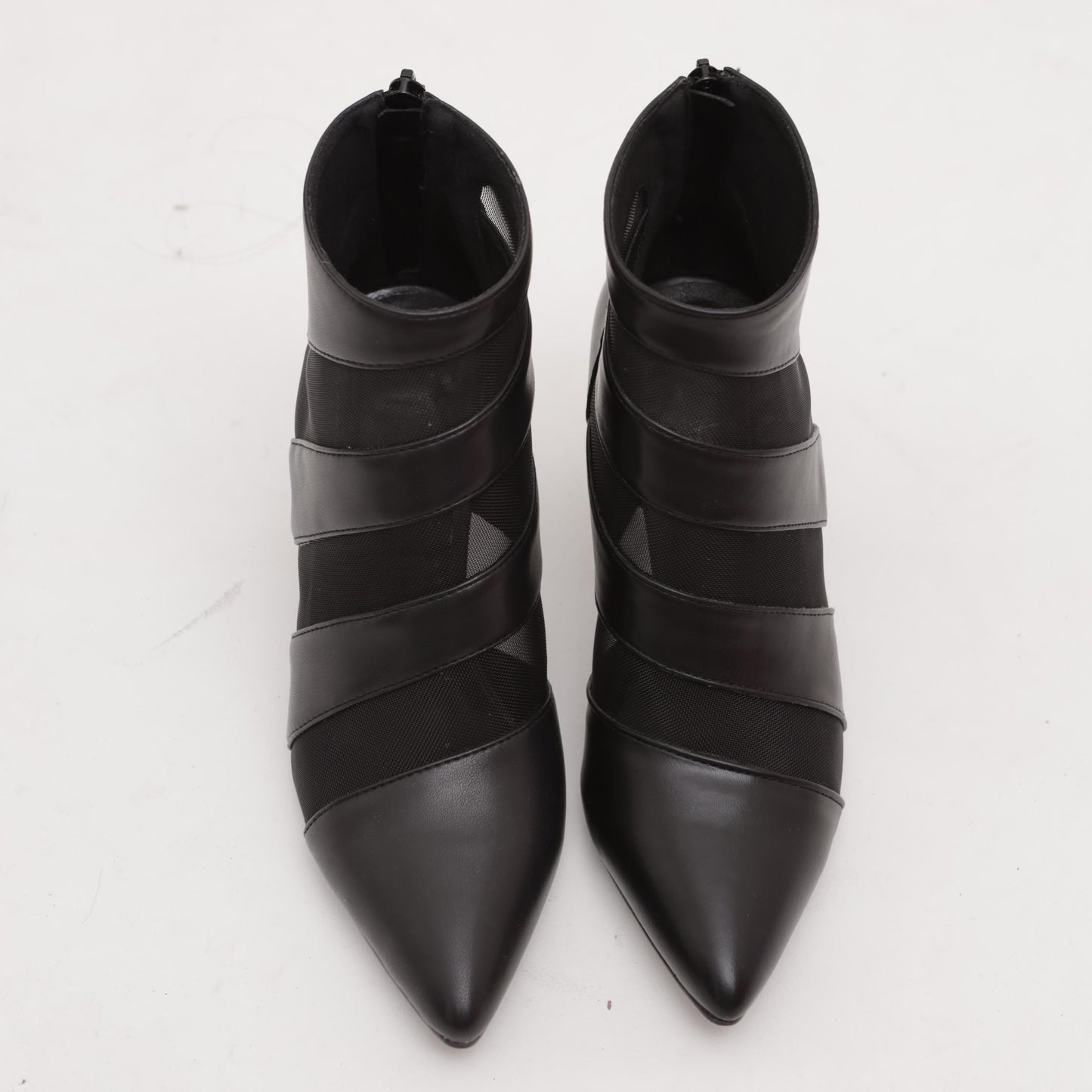 TRONCHETTO BASSO SHEER NERO<BR/> 