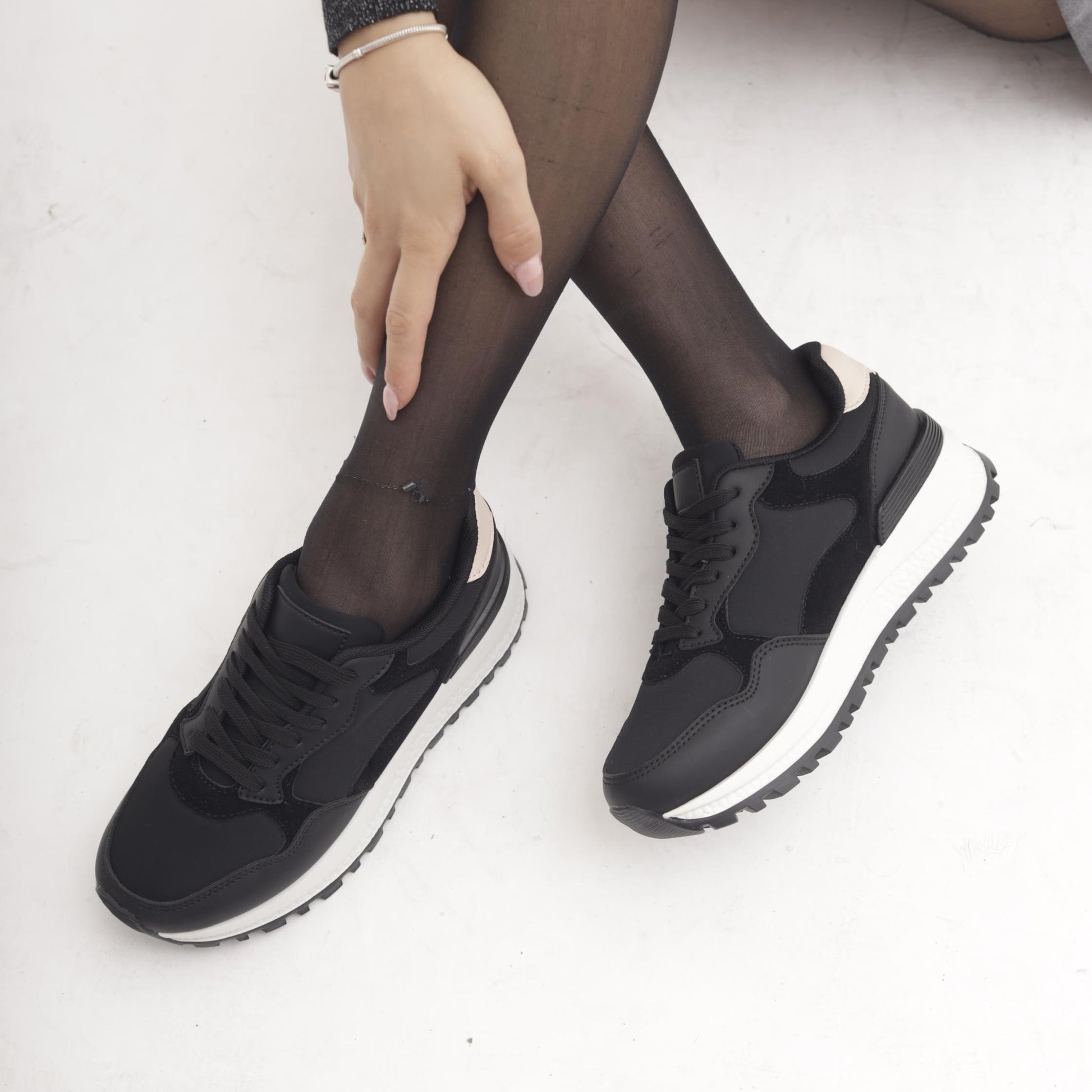 SNEAKERS RUNNING NERO MP903-8TXNE CHOCOLA