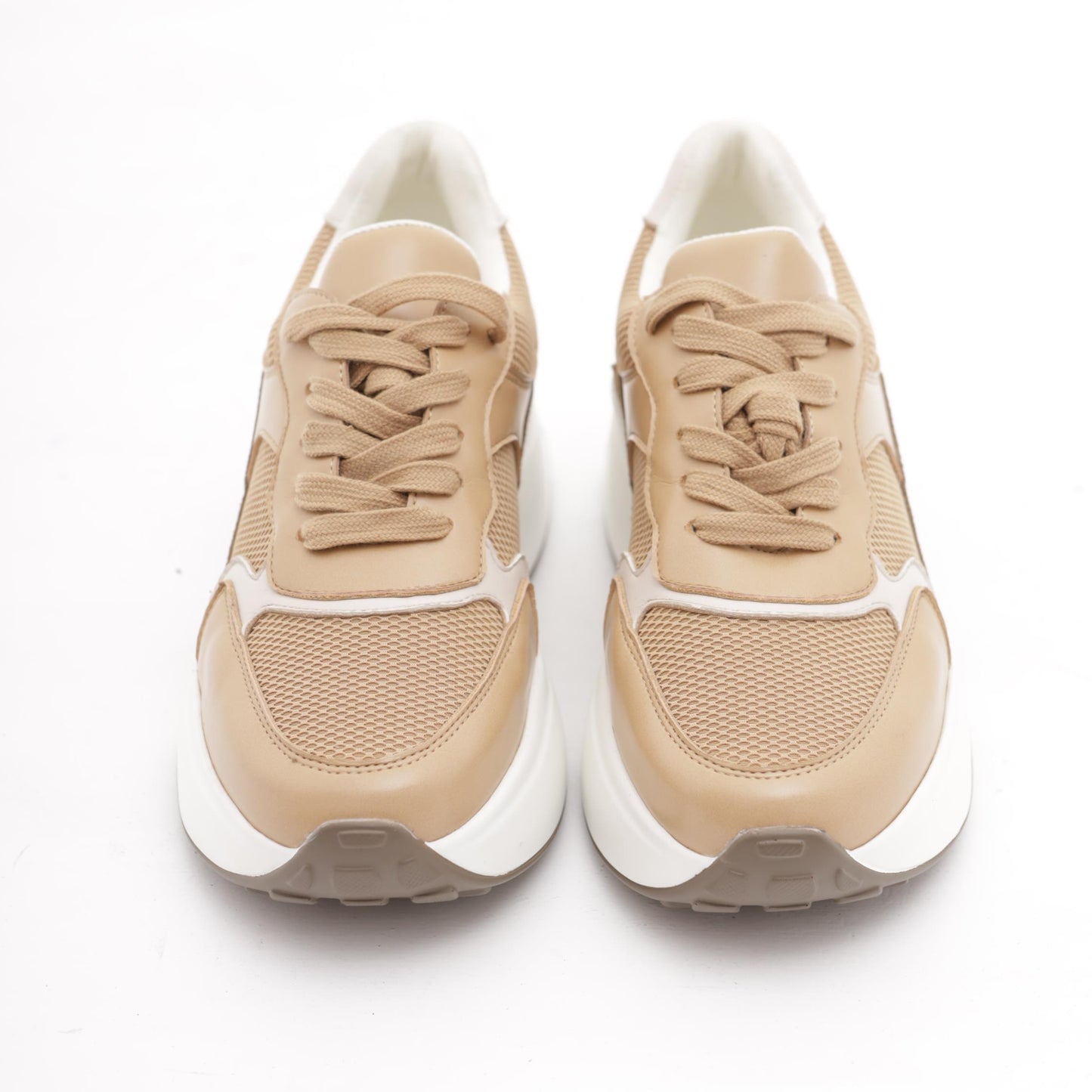 SNEAKERS OVERSIZE CUOIO<BR/> 