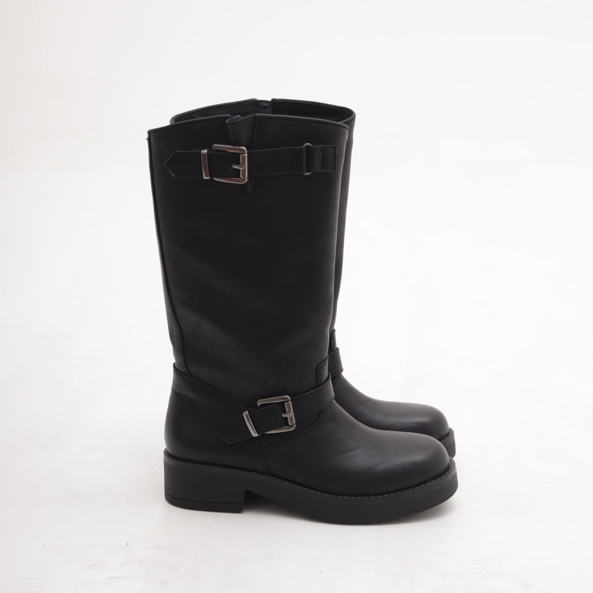 STIVALE BIKER ALTO NERO 