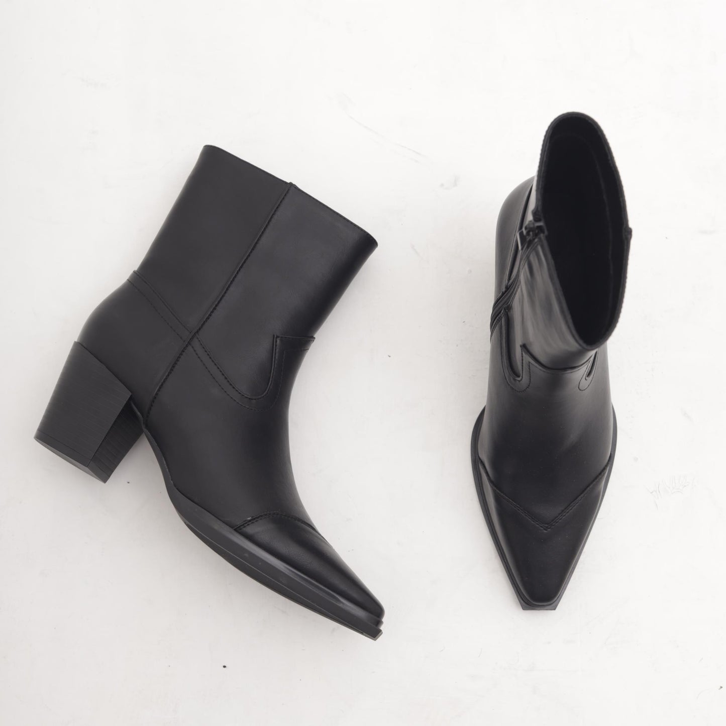 STIVALETTO TEXANO CON PUNTALE NERO MP2742-1PUNE CHOCOLA