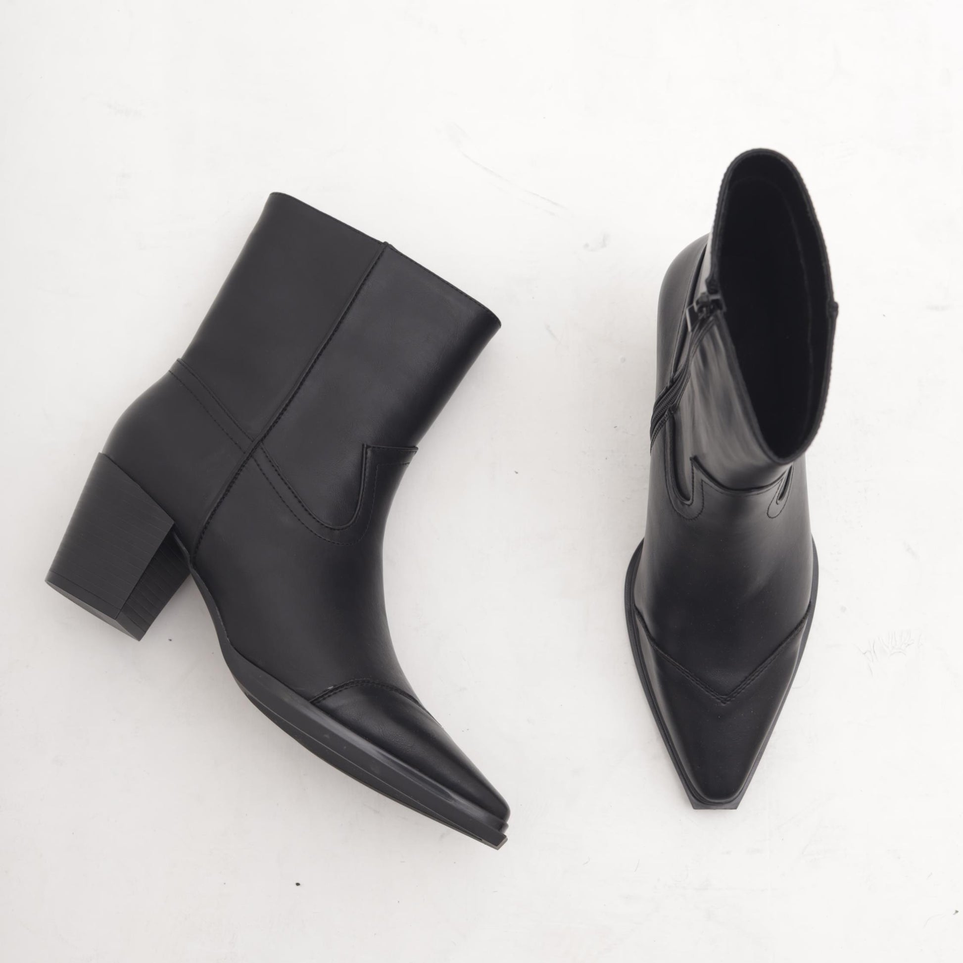 STIVALETTO TEXANO CON PUNTALE NERO MP2742-1PUNE CHOCOLA